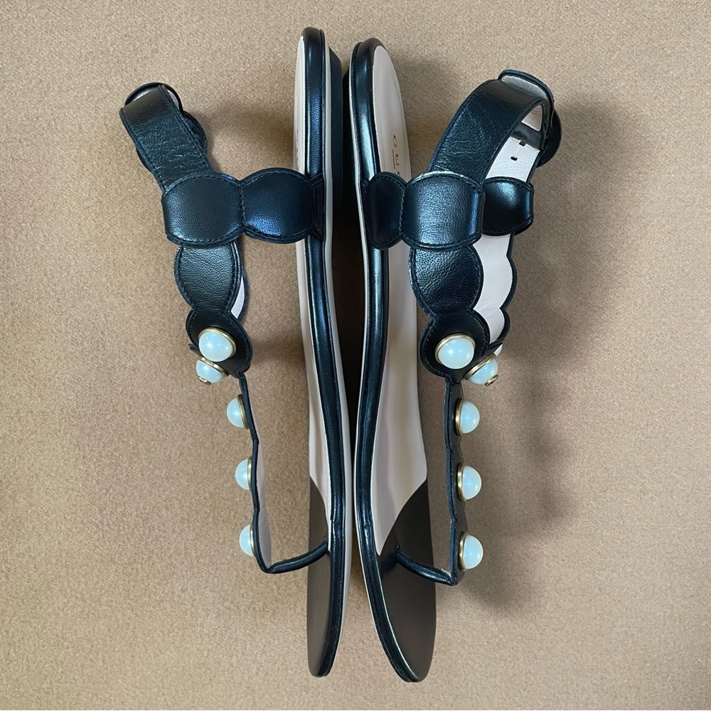 GUCCI Willow Pearl Thong Sandals - Picture 6 of 14